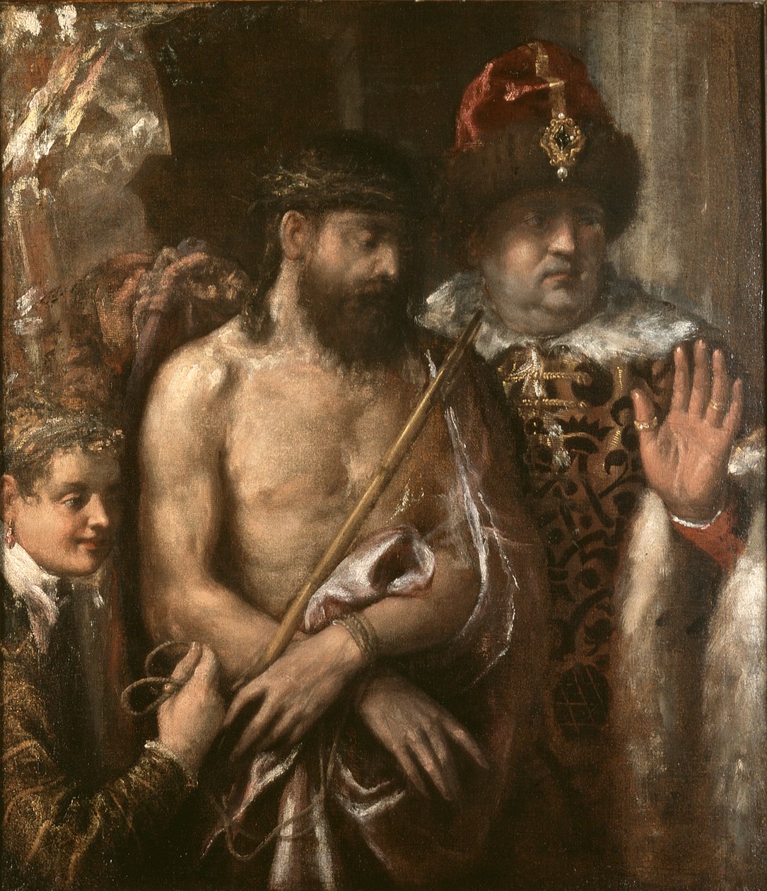 Cristo Mostrado ao Povo (Ecce Homo) de Titian (Tiziano Vecellio)