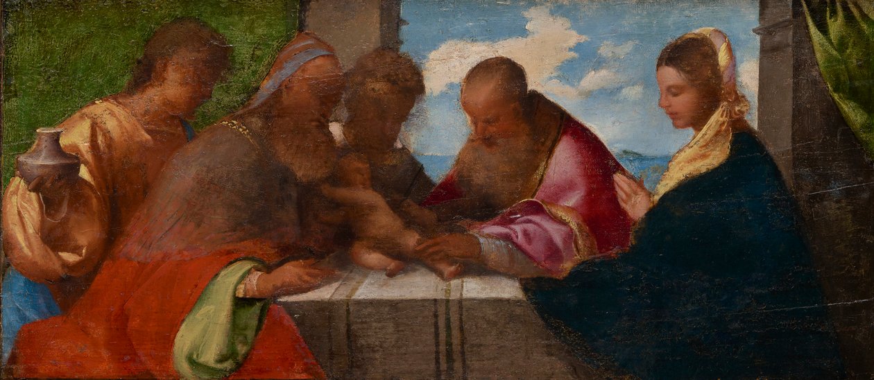A circuncisão de Cristo de Titian (Tiziano Vecellio)