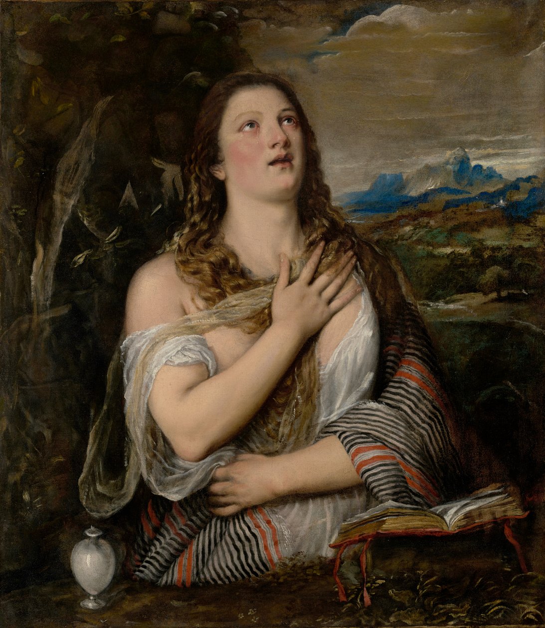 A Madalena Penitente de Titian (Tiziano Vecellio)