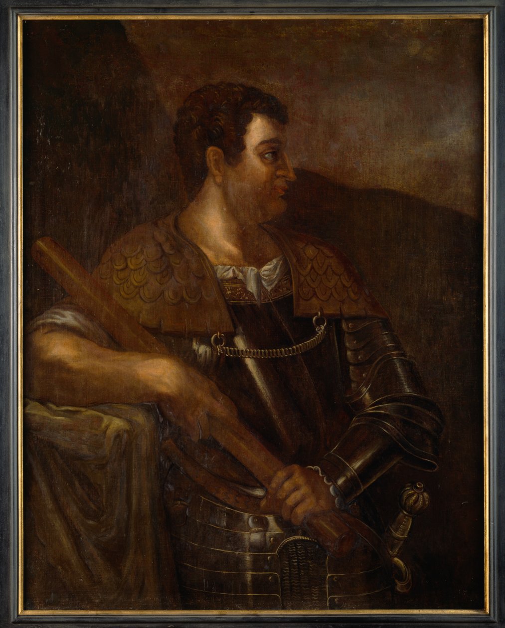 Silvius Otho (óleo sobre tela) de Titian (c.1488 1576) (after)
