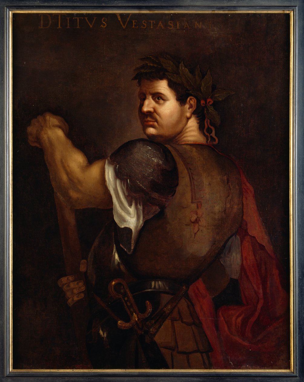 Titus Vespasian (óleo sobre tela) de Titian (c.1488 1576) (after)