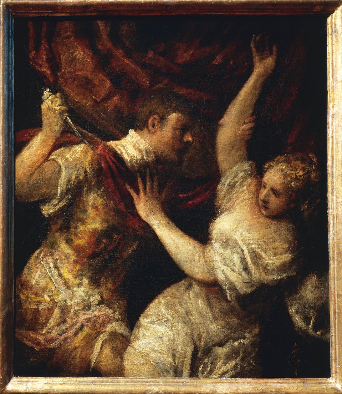 Áustria, Viena, Tarquinius e Lucretia de Titian (c.1488 1576)