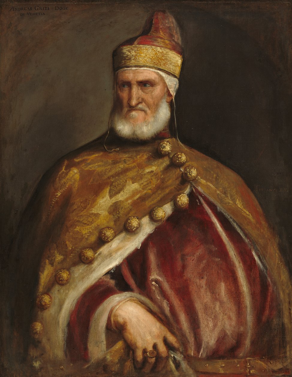 Doge Andrea Gritti de Tiziano Vecelli