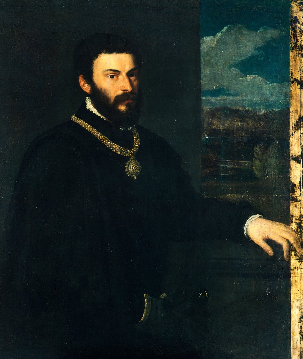 Conde Antonio Porcia e Brugnega de Titian (c.1488 1576)