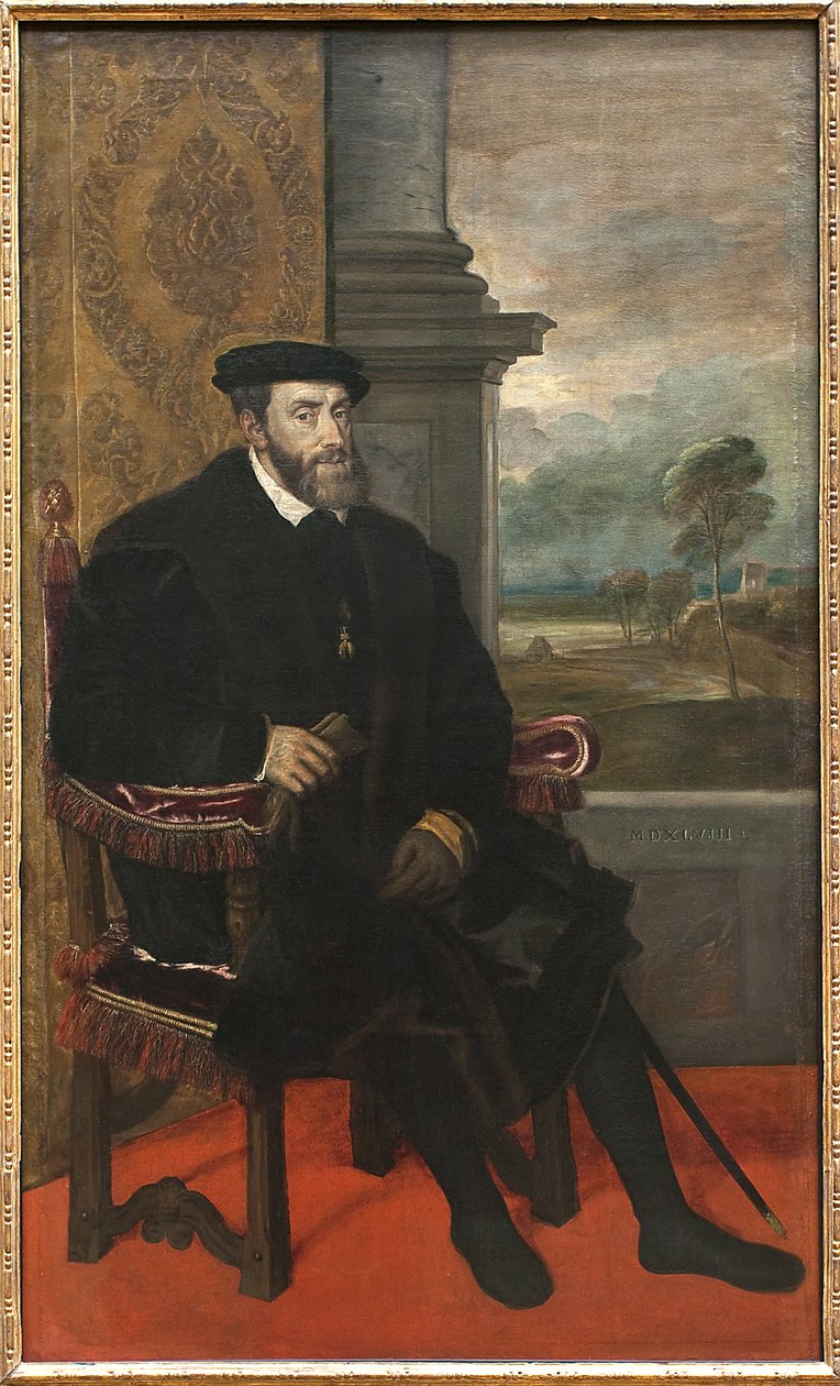 Imperador Carlos V (Carlos de Habsburgo de Tiziano Vecelli