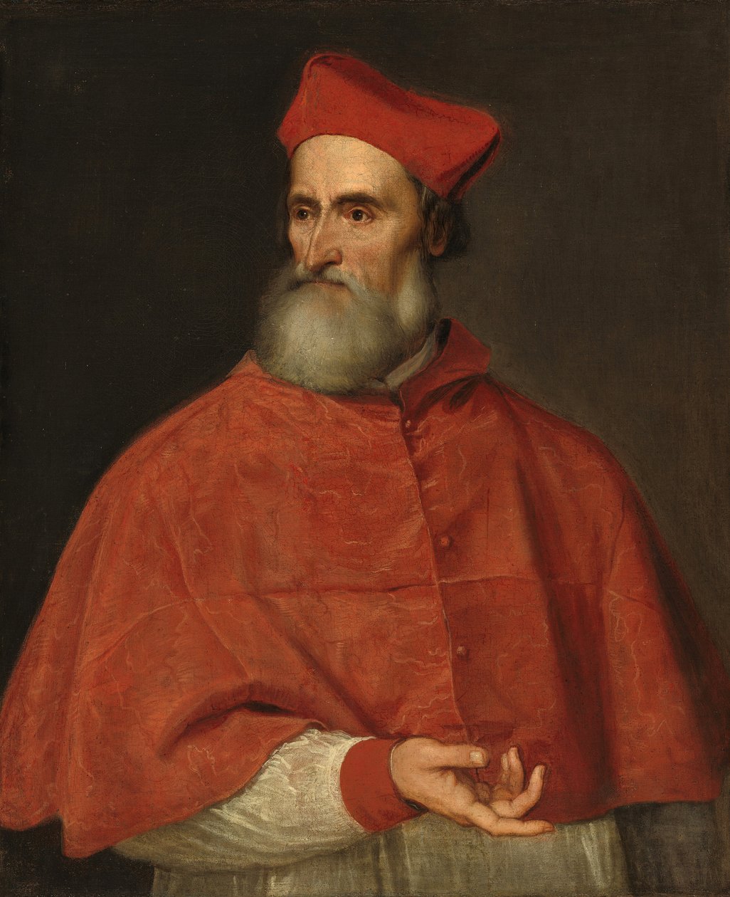Retrato do Cardeal Pietro Bembo, c.1540 (óleo sobre tela) de Tiziano Vecelli