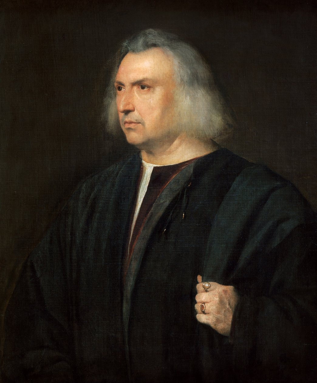 Retrato do Homem (ou do médico Gian Giacomo Bartolotti de Parma) de Titian (c.1488 1576)
