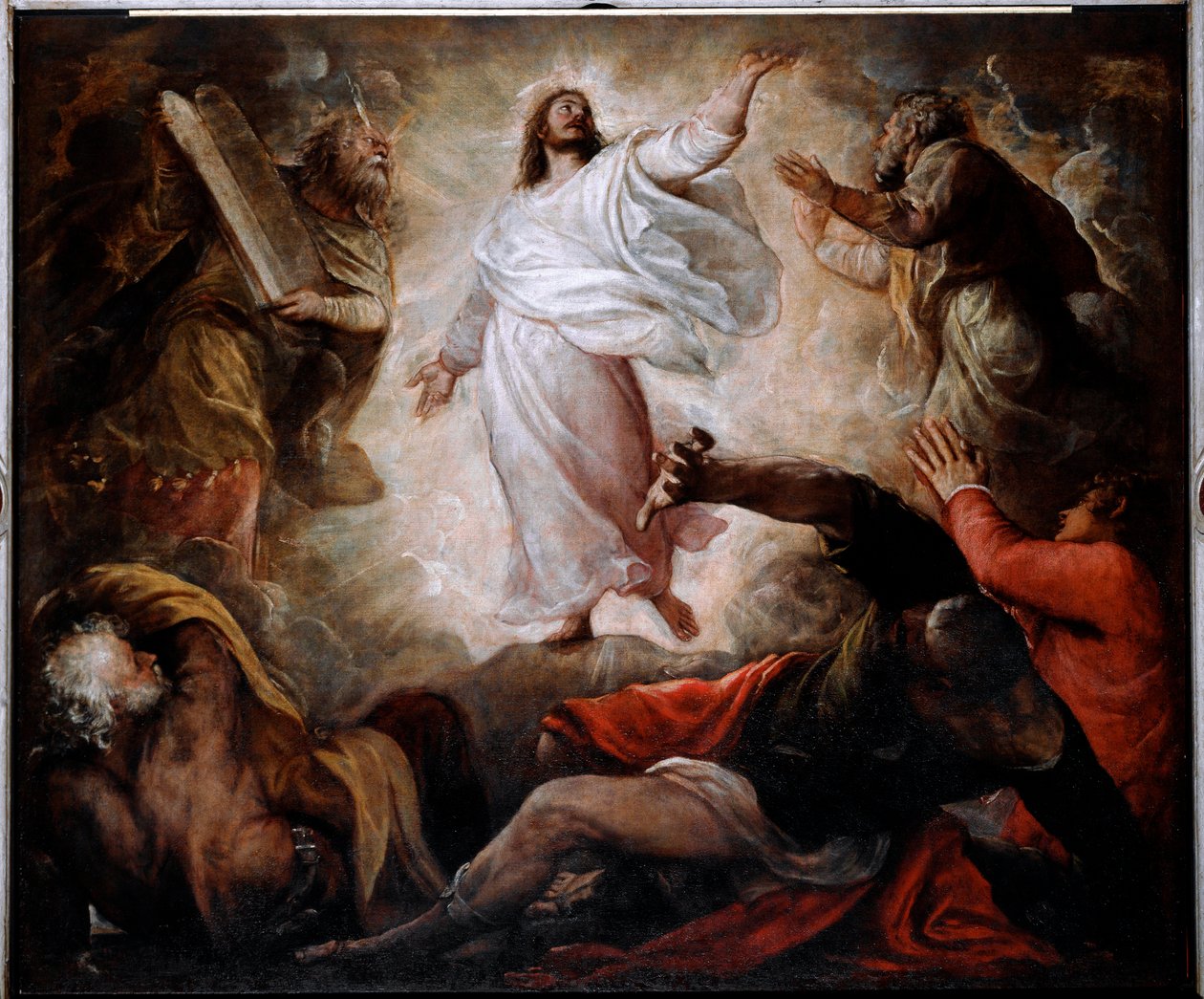 Transfiguração (óleo sobre tela de Tiziano Vecelli
