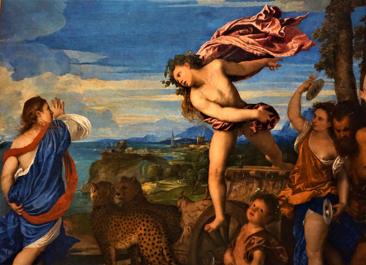 Baco e Ariadne de Titian