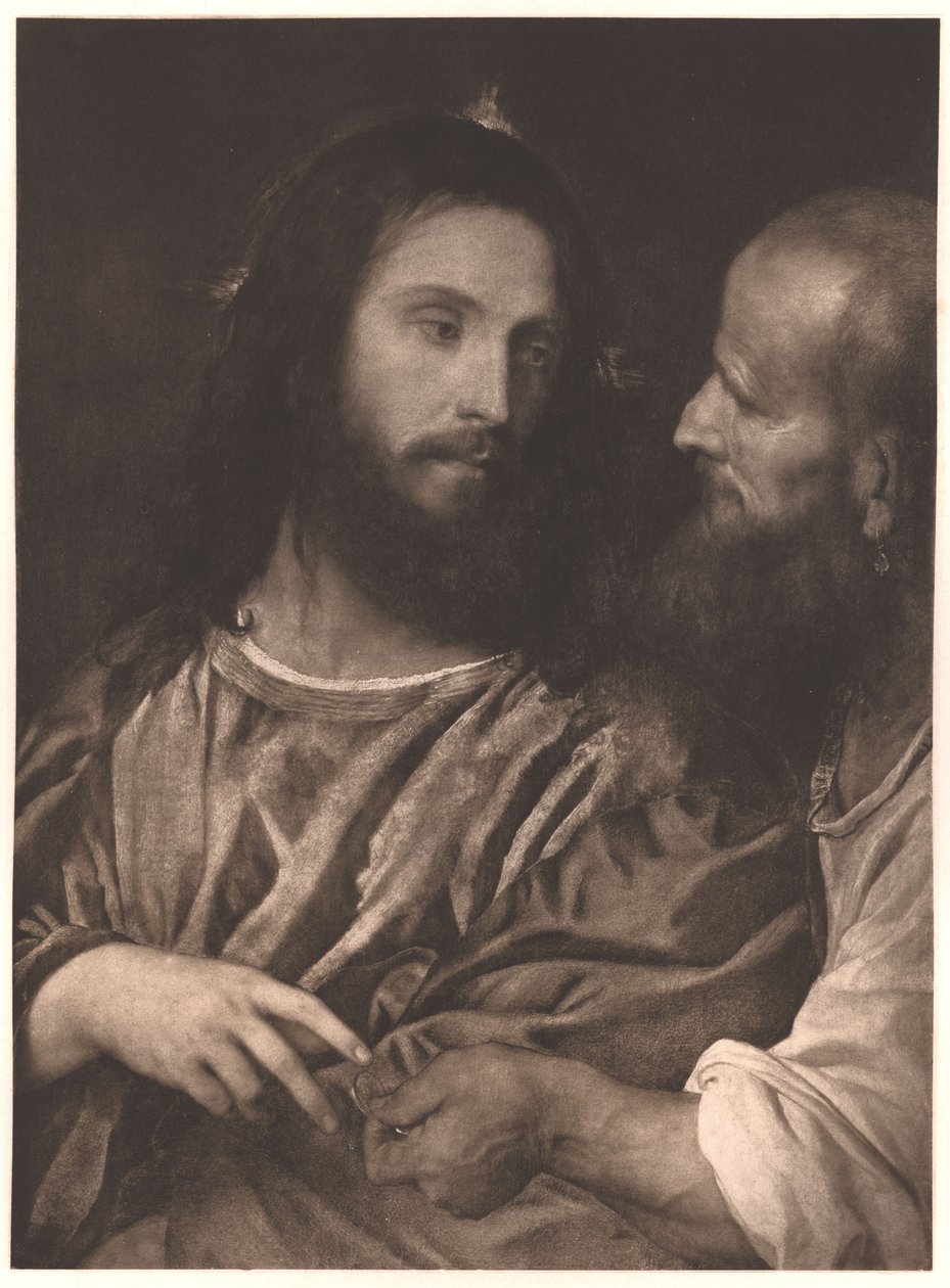 Alemão: Der Zinsgroschen O dinheiro do tributo de Titian