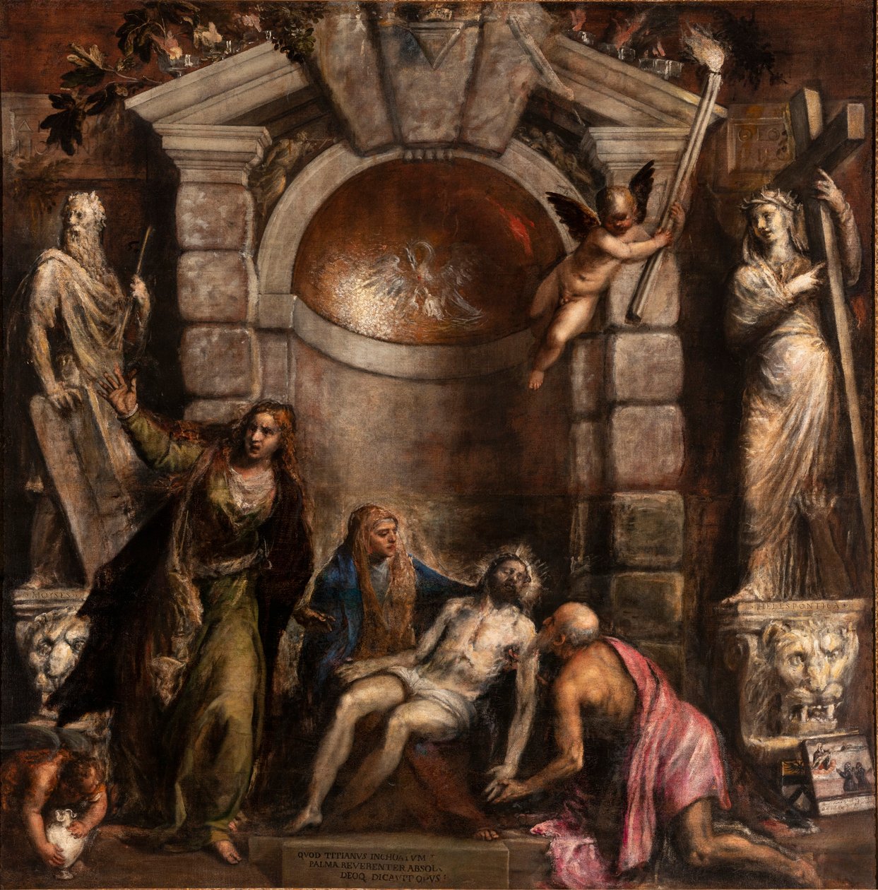 Pietá, 1575-1576. de Titian
