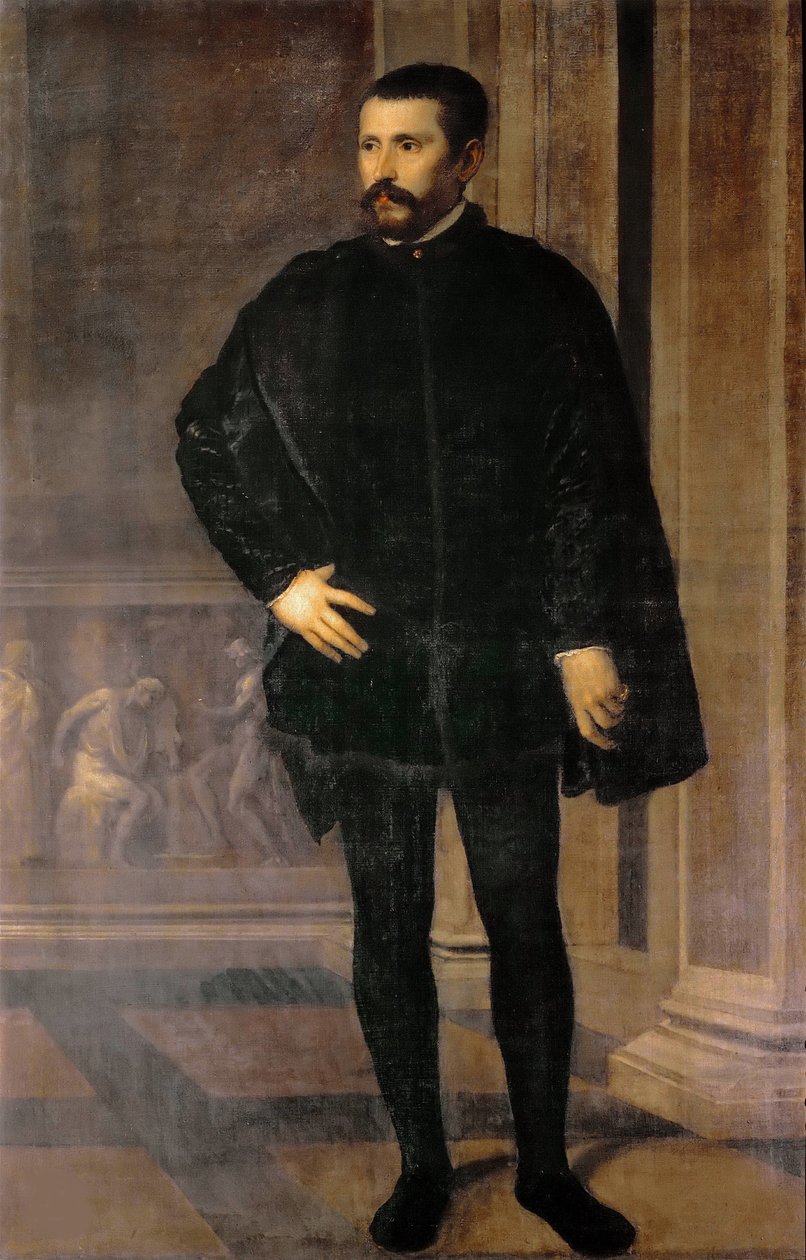 Retrato de Diego Hurtado de Mendoza y Pacheco 1503-1575, ca 1535-1540. de Titian