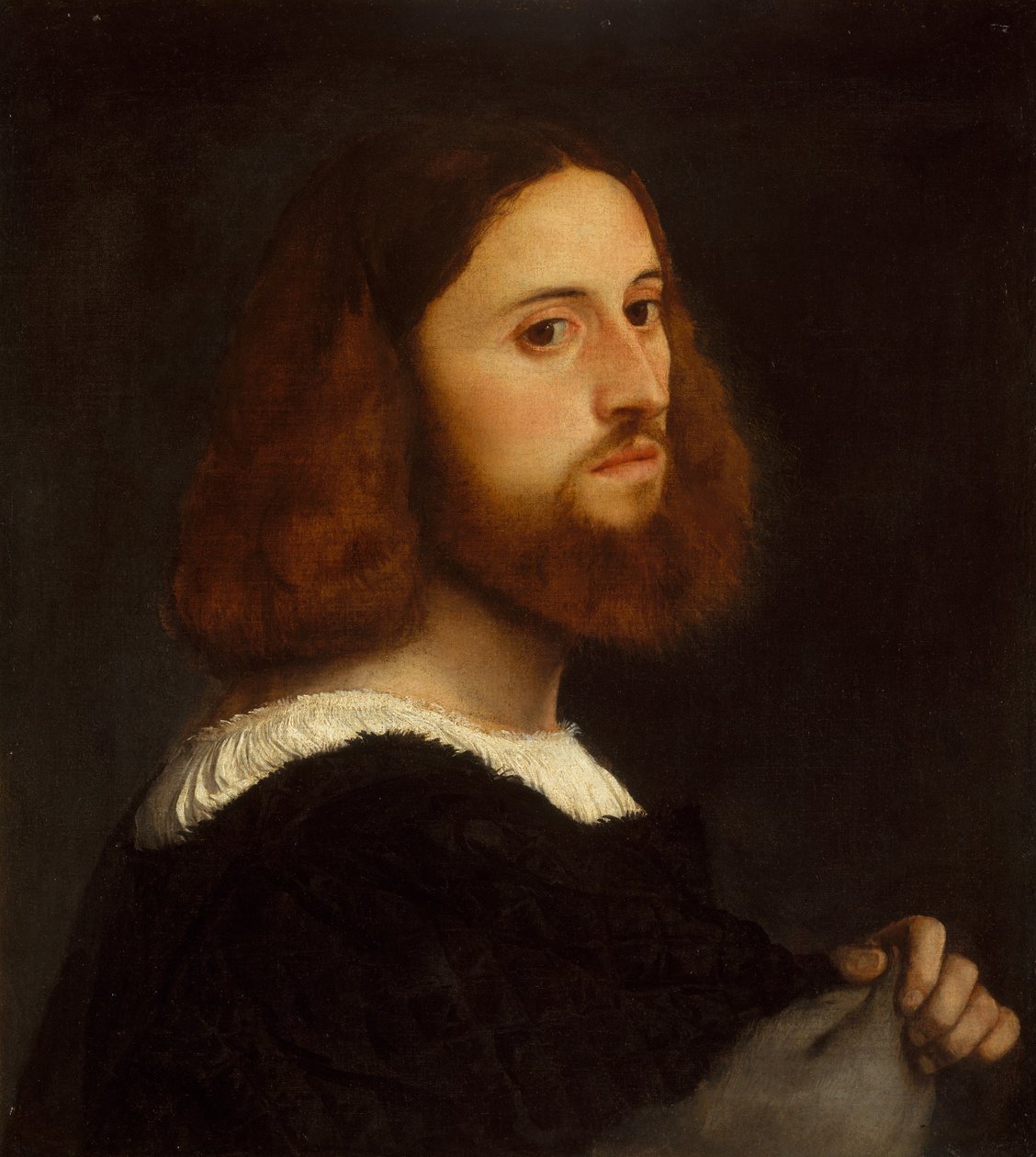 Retrato de um homem, ca. 1515 de Tiziano Vecelli