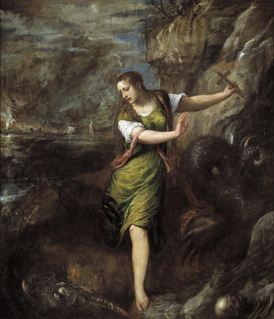 Santa Margarida, c. 1565 de Tiziano Vecelli