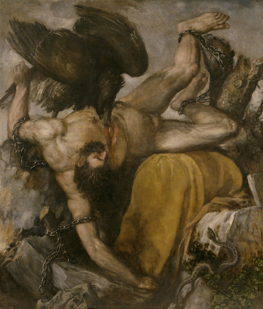 Tityos, 1548-1549 de Tiziano Vecelli
