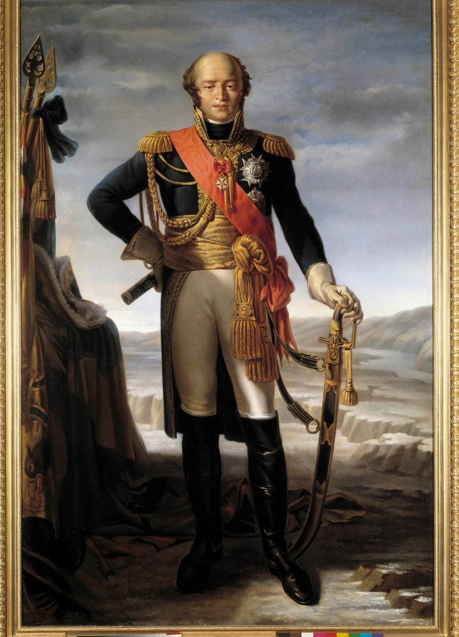 Retrato no pé de Louis Nicolas (Louis-Nicolas) d