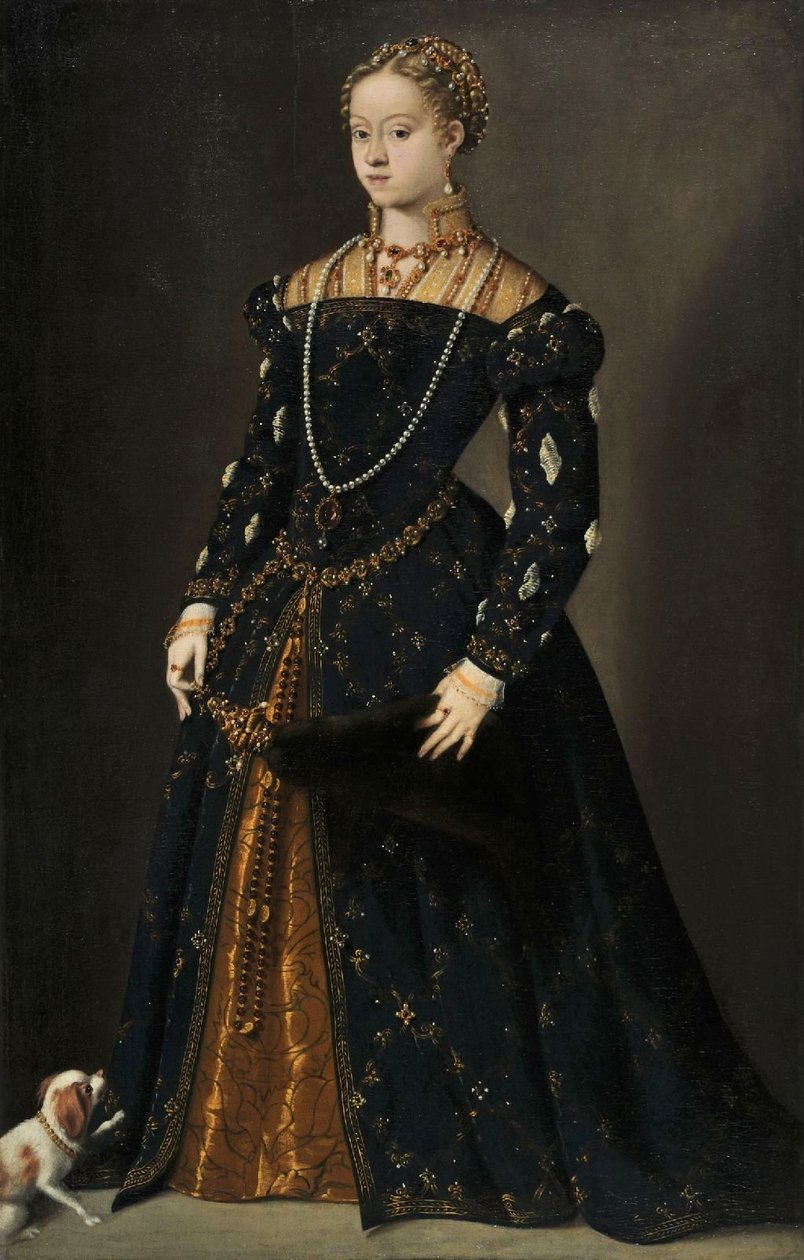 Retrato da arquiduquesa Katharina da Áustria de Tiziano Vecelli