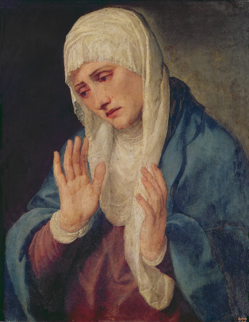 Mater Dolorosa, 1555 de Tiziano Vecelli