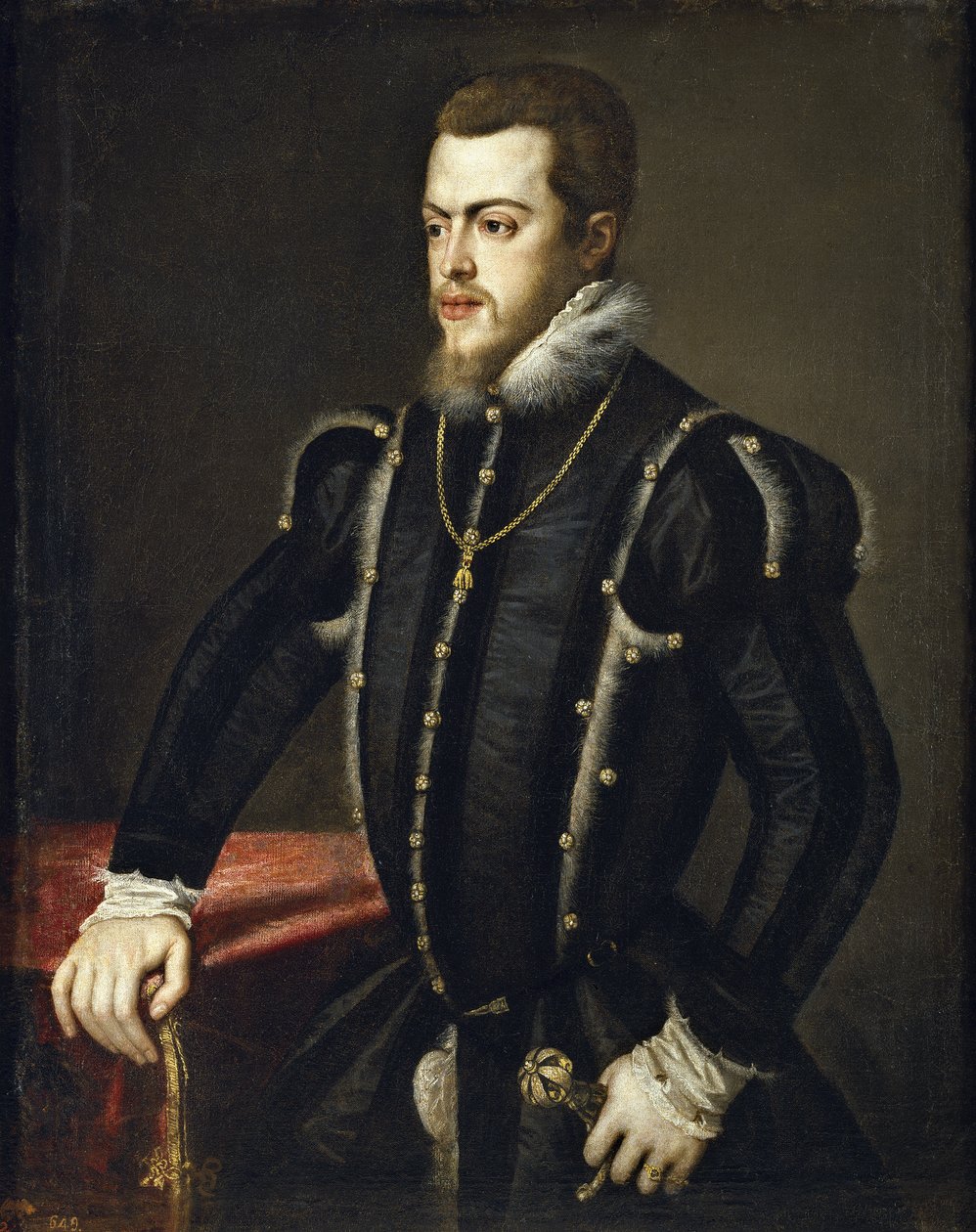Retrato de Philip II de Tiziano Vecelli