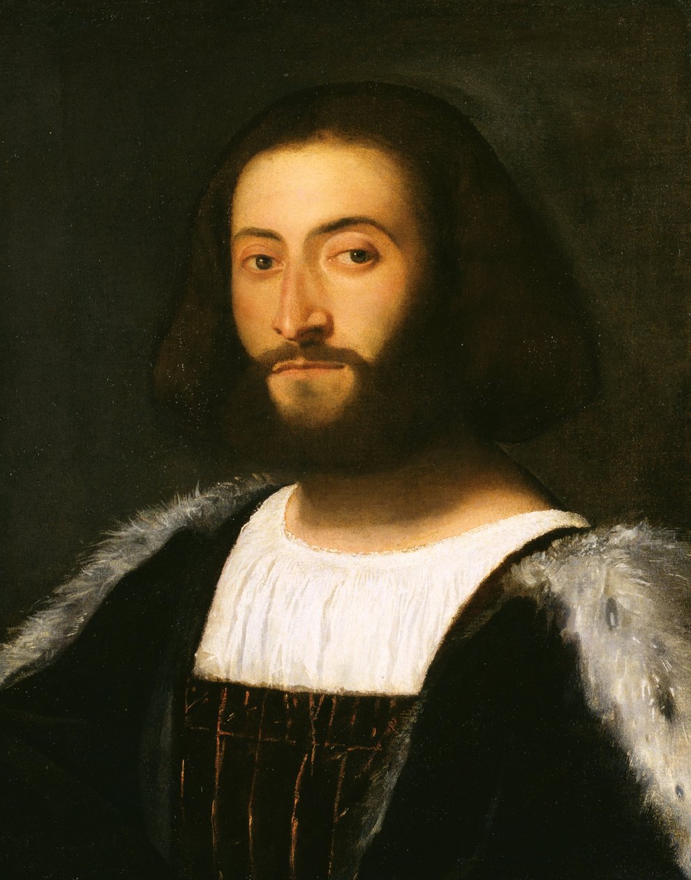 Retrato de um homem de Tiziano Vecelli