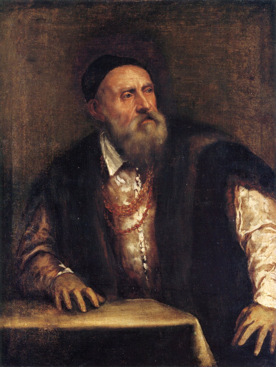 Auto-retrato de Ticiano de Tiziano Vecelli
