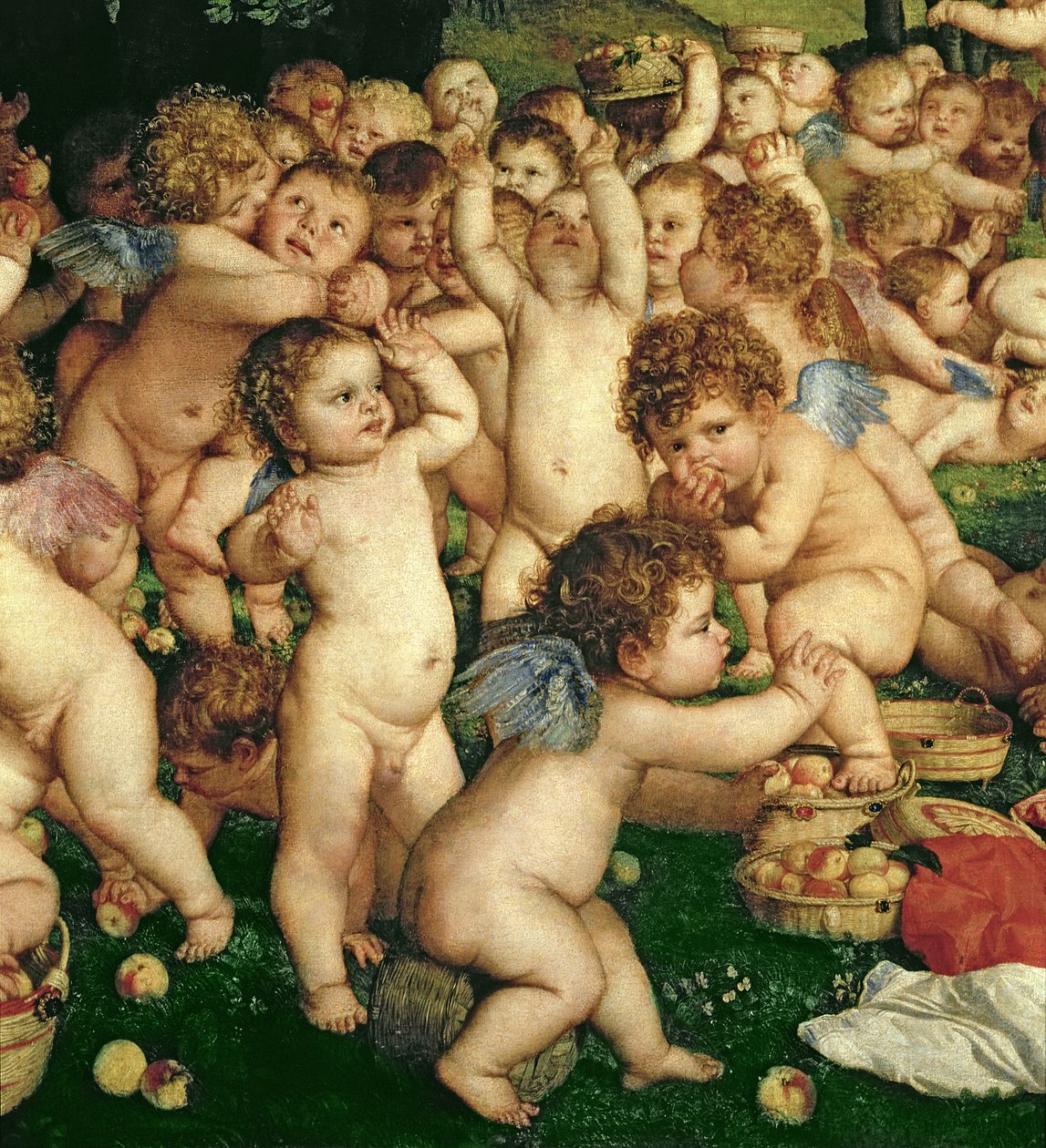 A Adoração de Vênus, 1519 (detalhe de 38605) de Tiziano Vecelli