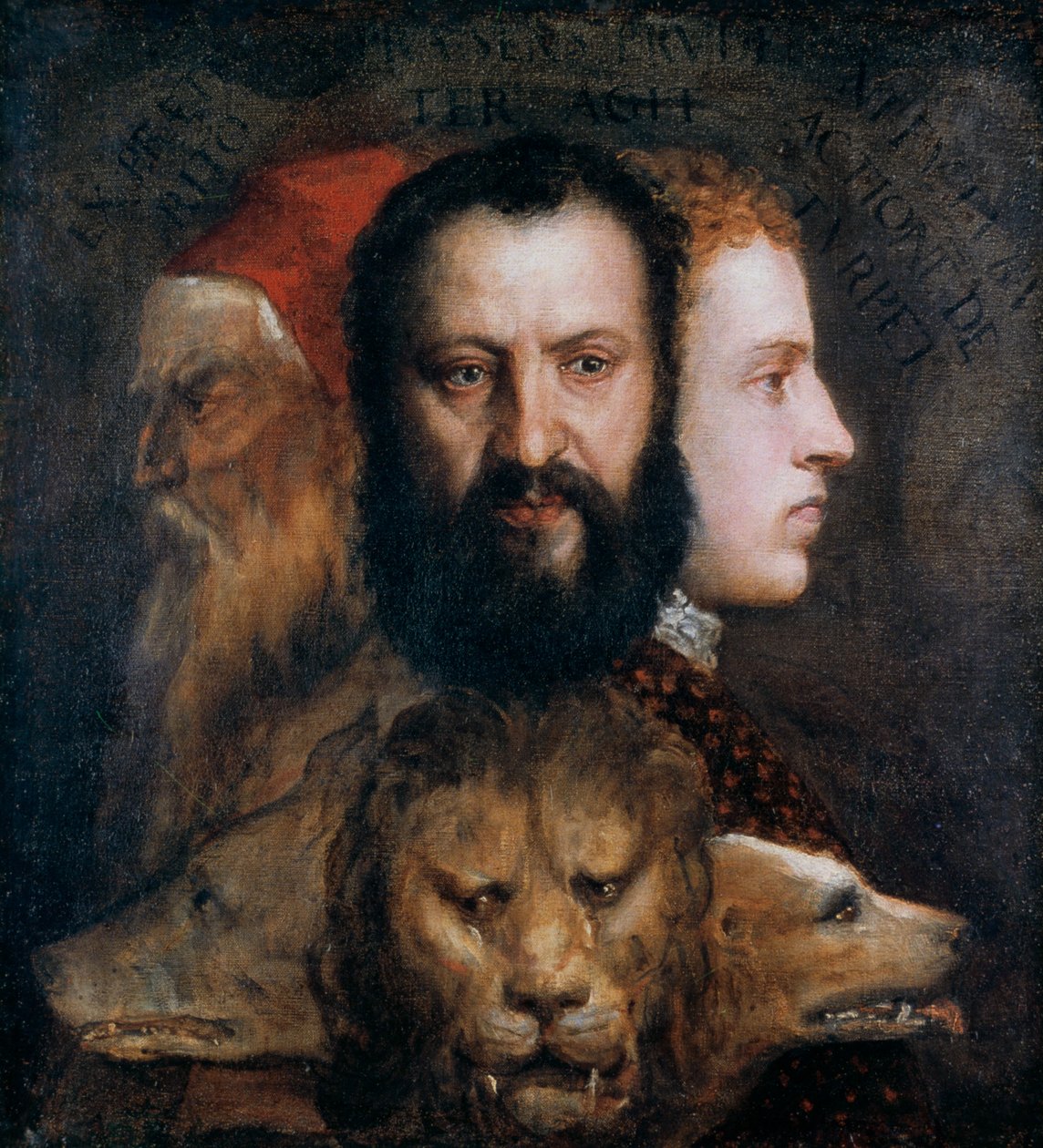 Alegoria da Prudência, c1565-1570. de Tiziano Vecelli