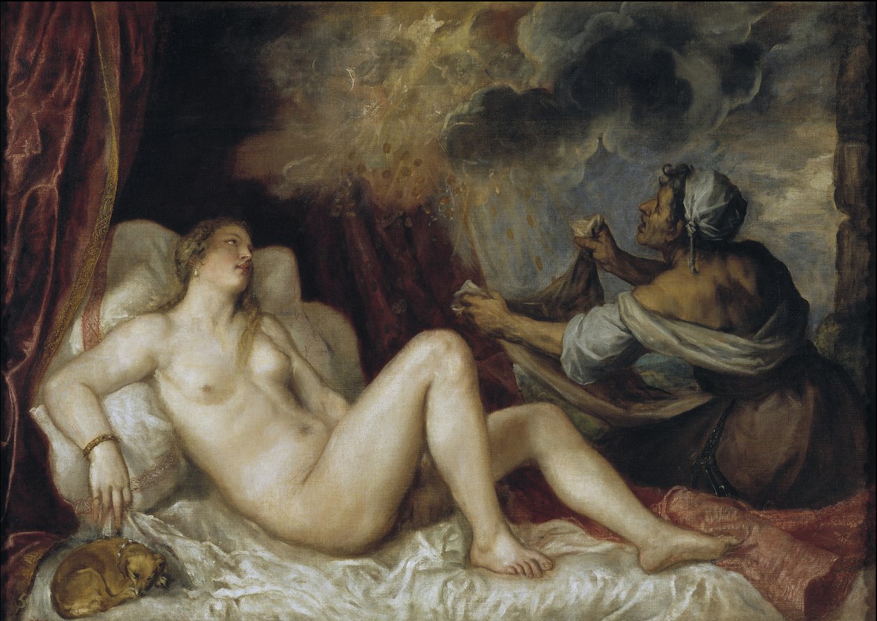 Danae, 1553 de Tiziano Vecelli