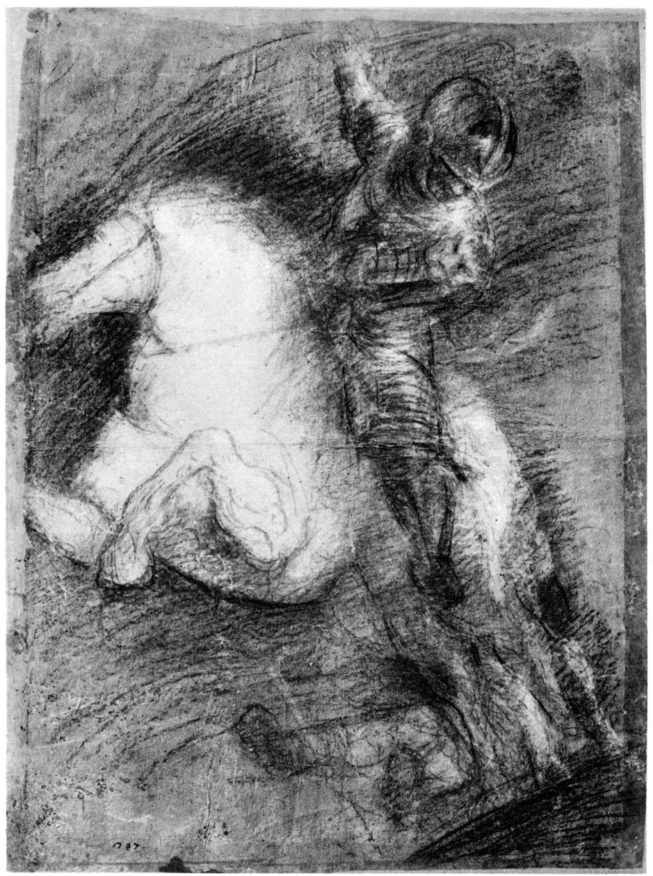 Cavaleiro da Batalha de Cadore, c1525, 1937 de Tiziano Vecelli