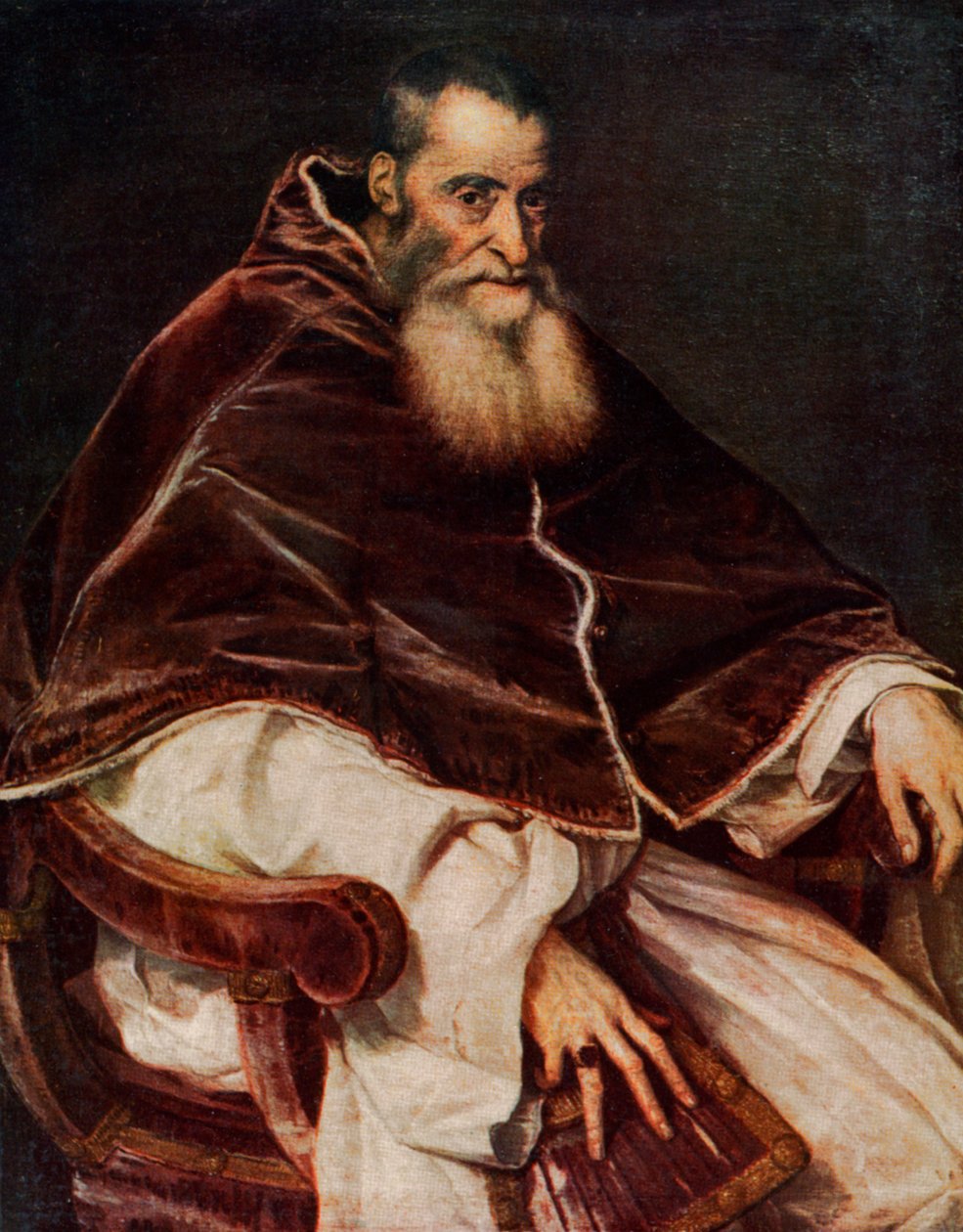 Papa Paulo III 1468-1549, 1543 1930. de Tiziano Vecelli