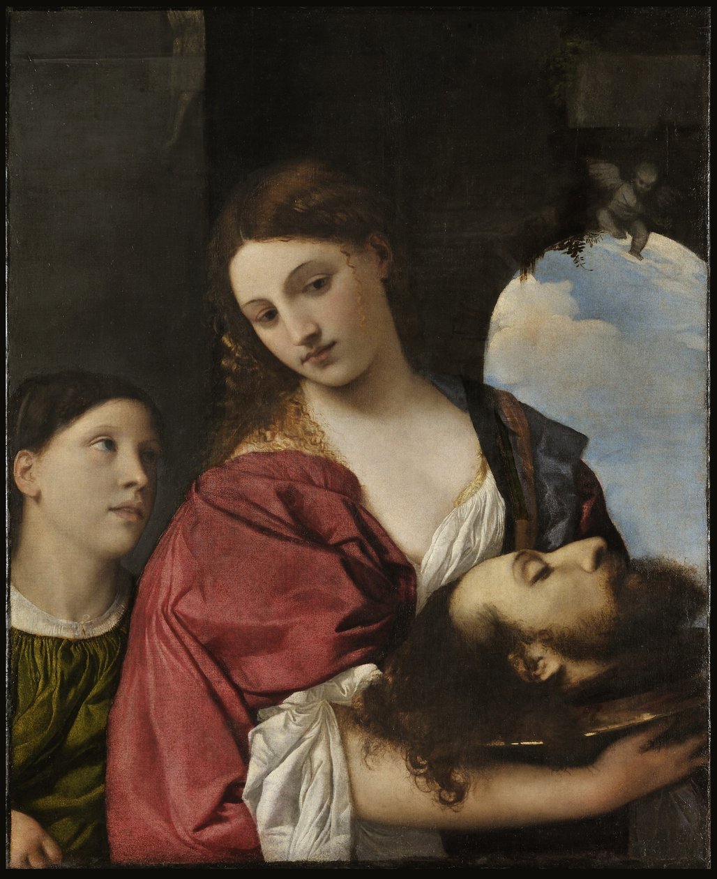 Salomé com a cabeça de João Batista de Tiziano Vecelli
