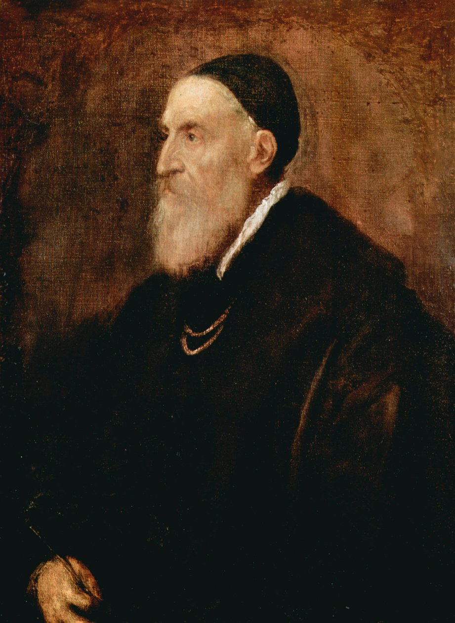 Auto-retrato, c1567 de Tiziano Vecelli