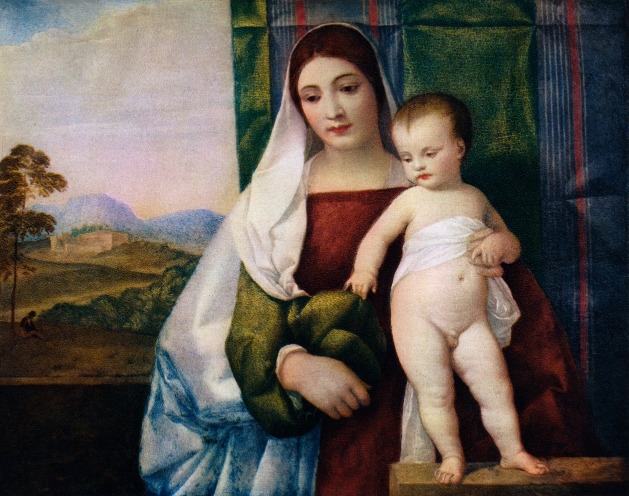 A Madona Cigana, c1510, 1937 de Tiziano Vecelli