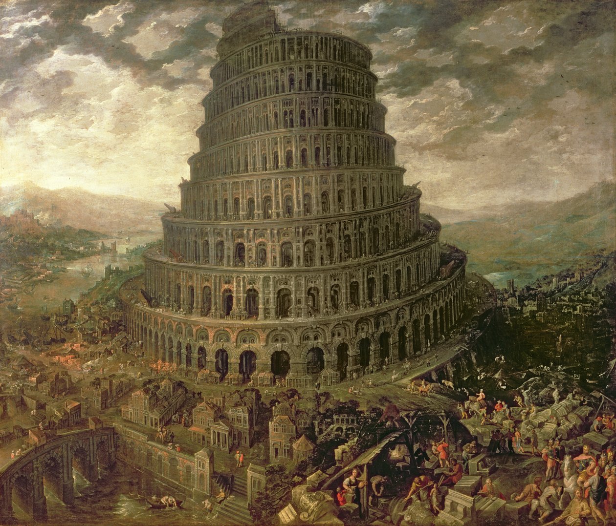 A torre de babel de Tobias Verhaecht