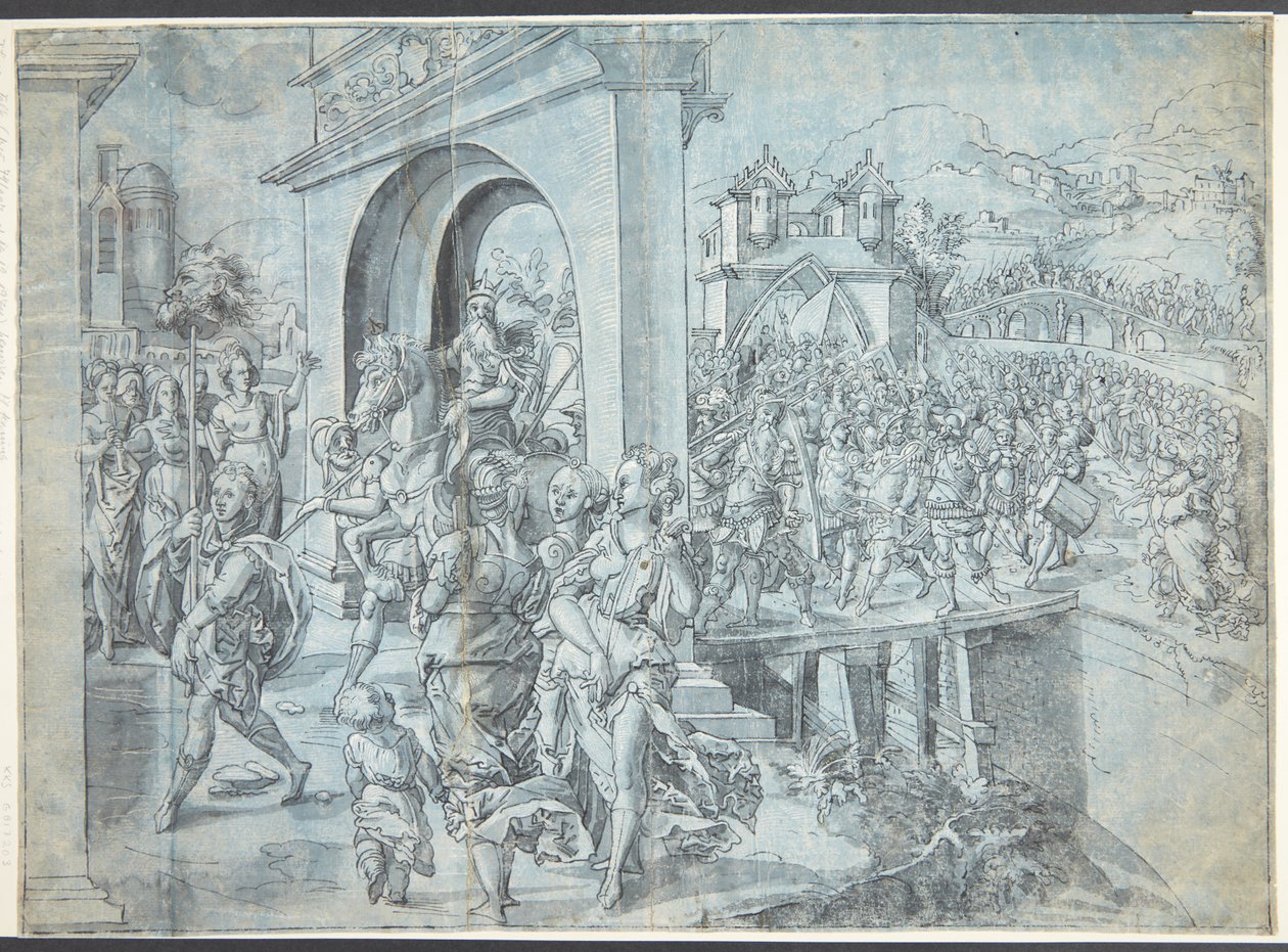 A entrada de Davi com a cabeça de Golias de Tobias Stimmer