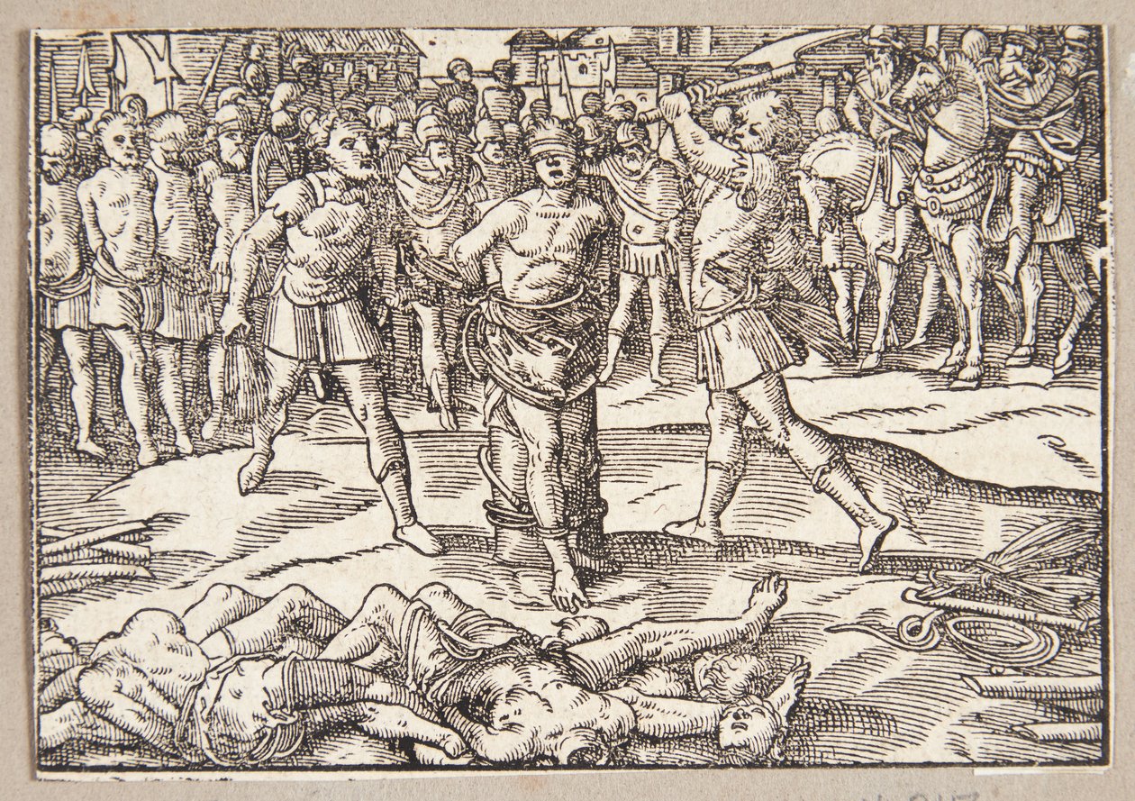 A decapitação do filho de Brutus de Tobias Stimmer