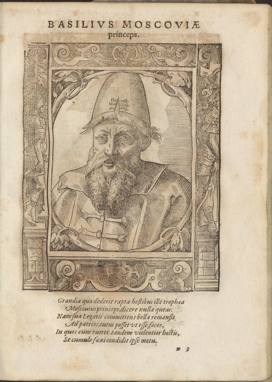 Retrato do czar Ivan IV, o terrível 1530-1584 de Tobias Stimmer