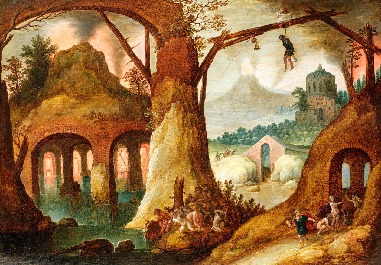 Orfeu retornando do submundo, 1630. de Tobias Verhaecht