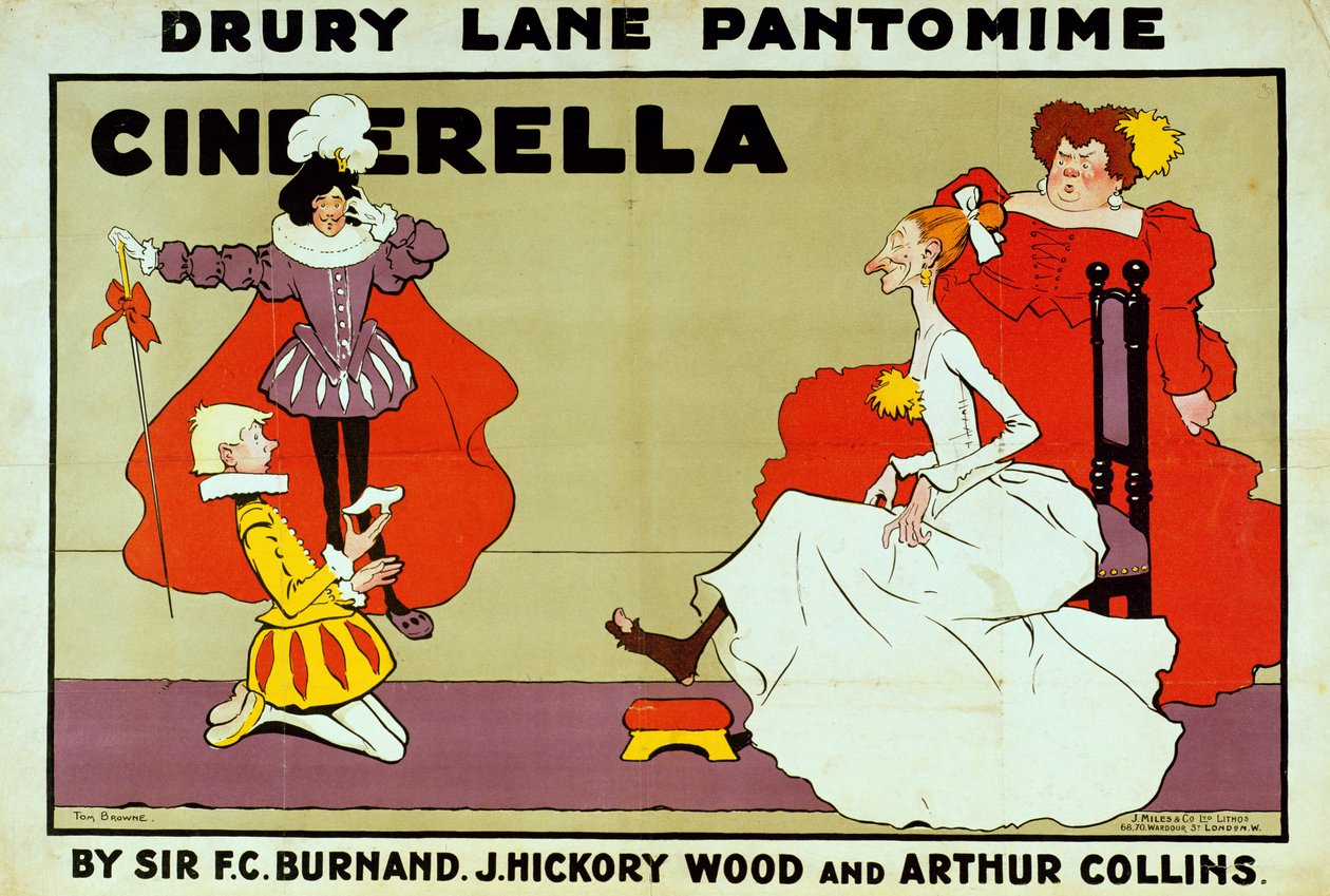 Cartaz para &39;Cinderela&39; de Tom Browne