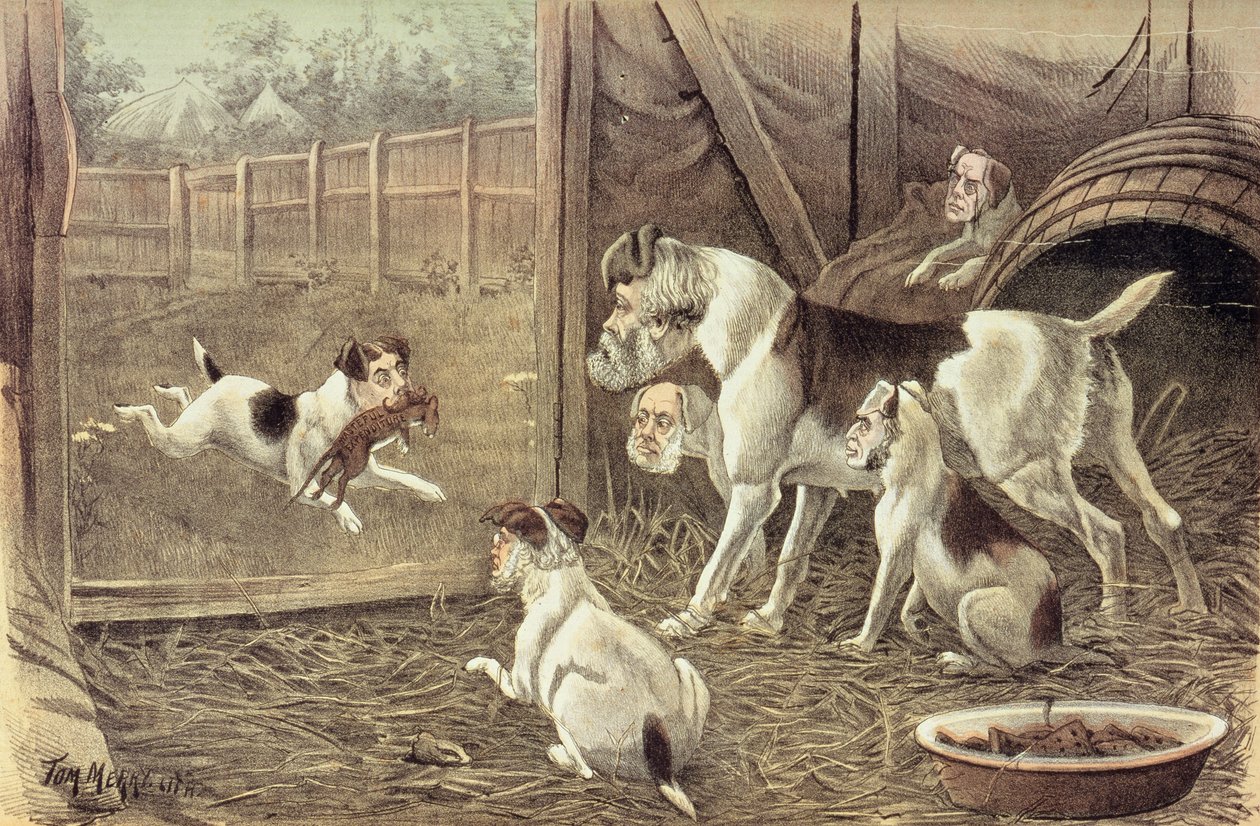 Um crédito para sua família, de &39;St. Apresentação de Revisão de Stephen Cartoon, 16 de julho de 1887 de Tom Merry