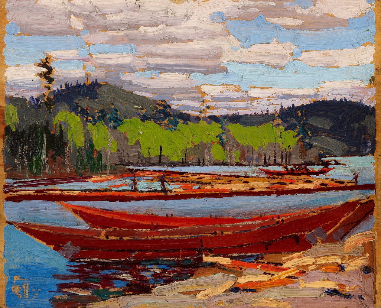 barcos de Tom Thomson