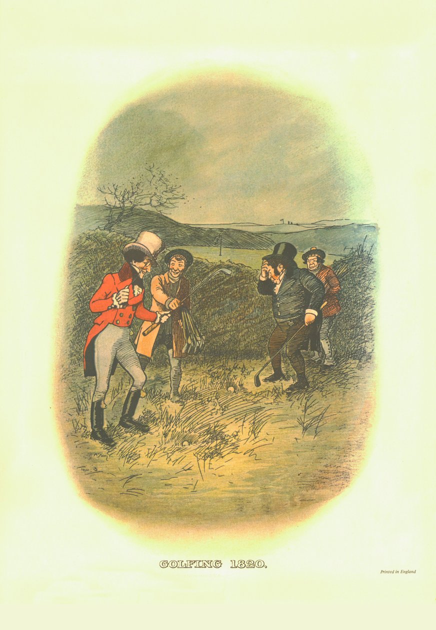 Golfe, 1820, c1910. de Tom Browne