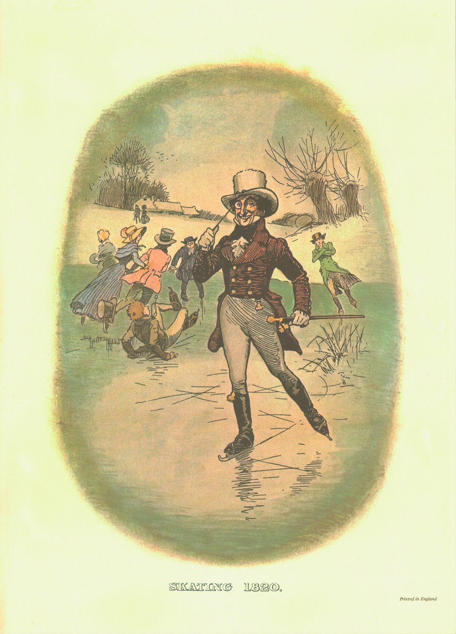 Patinação, 1820, c1910. de Tom Browne