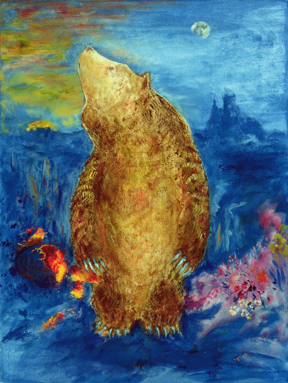 Dancing Bear Blue (Azul Urso Dançante) de Tom Cook