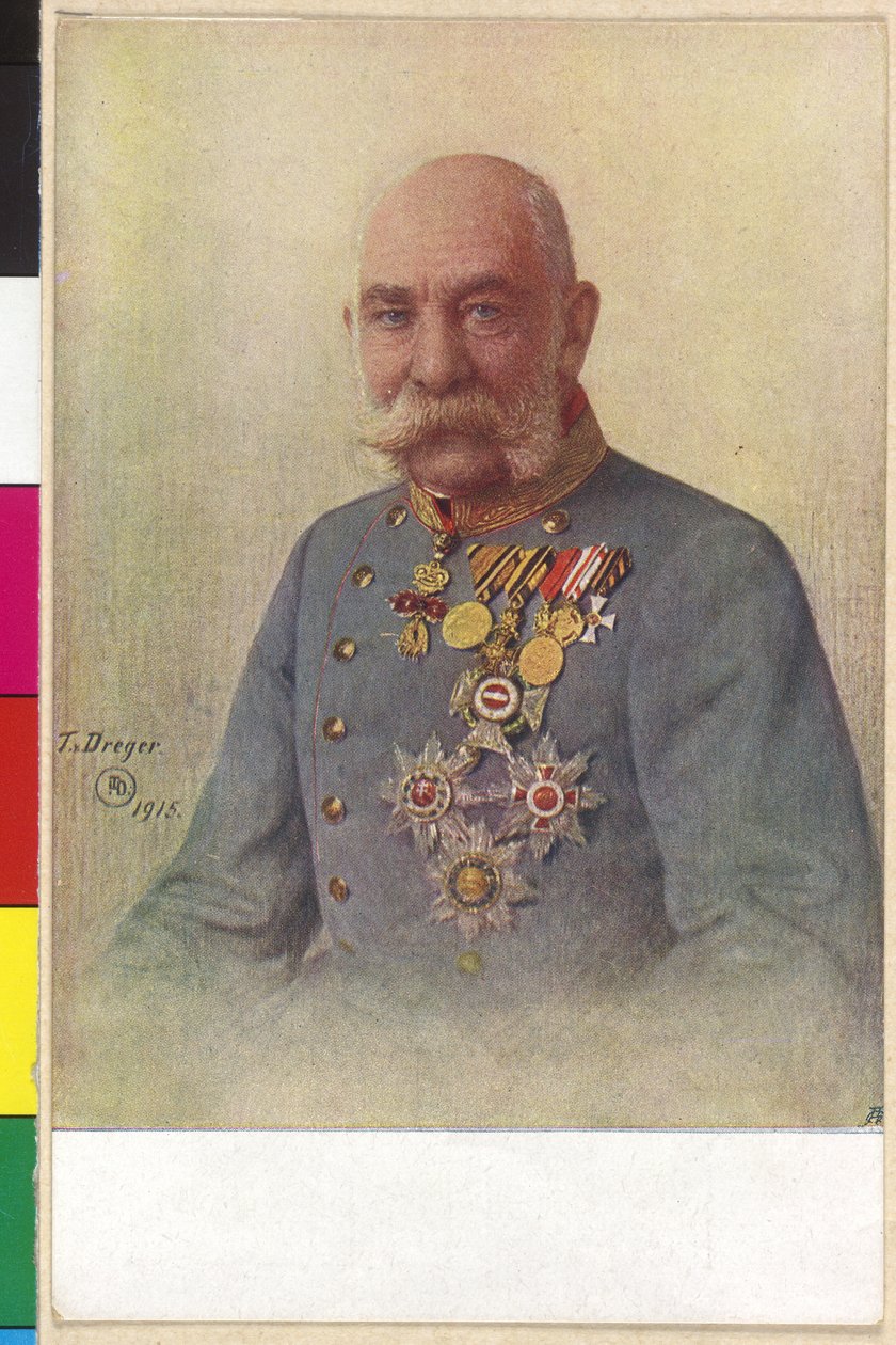 Imperador da Áustria Franz Joseph I de Tom von Dreger