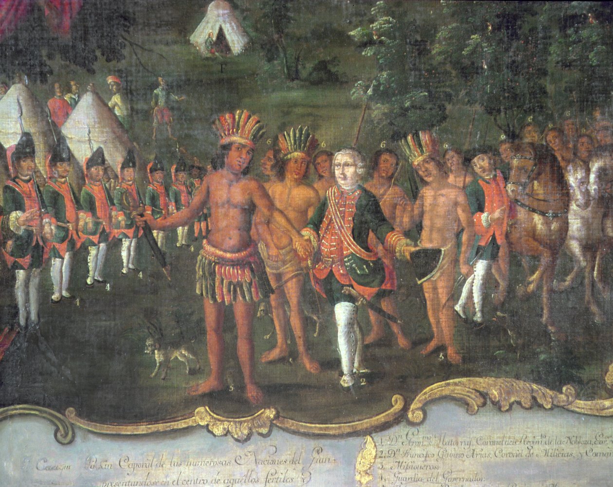 O acampamento do governador Matorras no Chaco de Tomas Cabrera