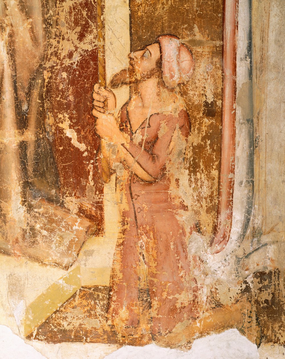 Representação dos doadores, detalhe de São Romualdo, de Tommaso da Modena (1326-1379), fresco, Igreja de São Nicolau, Treviso de Tomaso da (late 15th century) Modena
