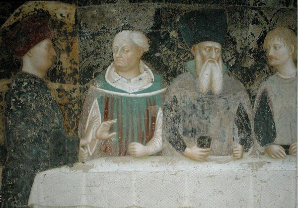O banquete de Herodes, do ciclo da vida de São João Batista de Tommaso Masolino da Panicale