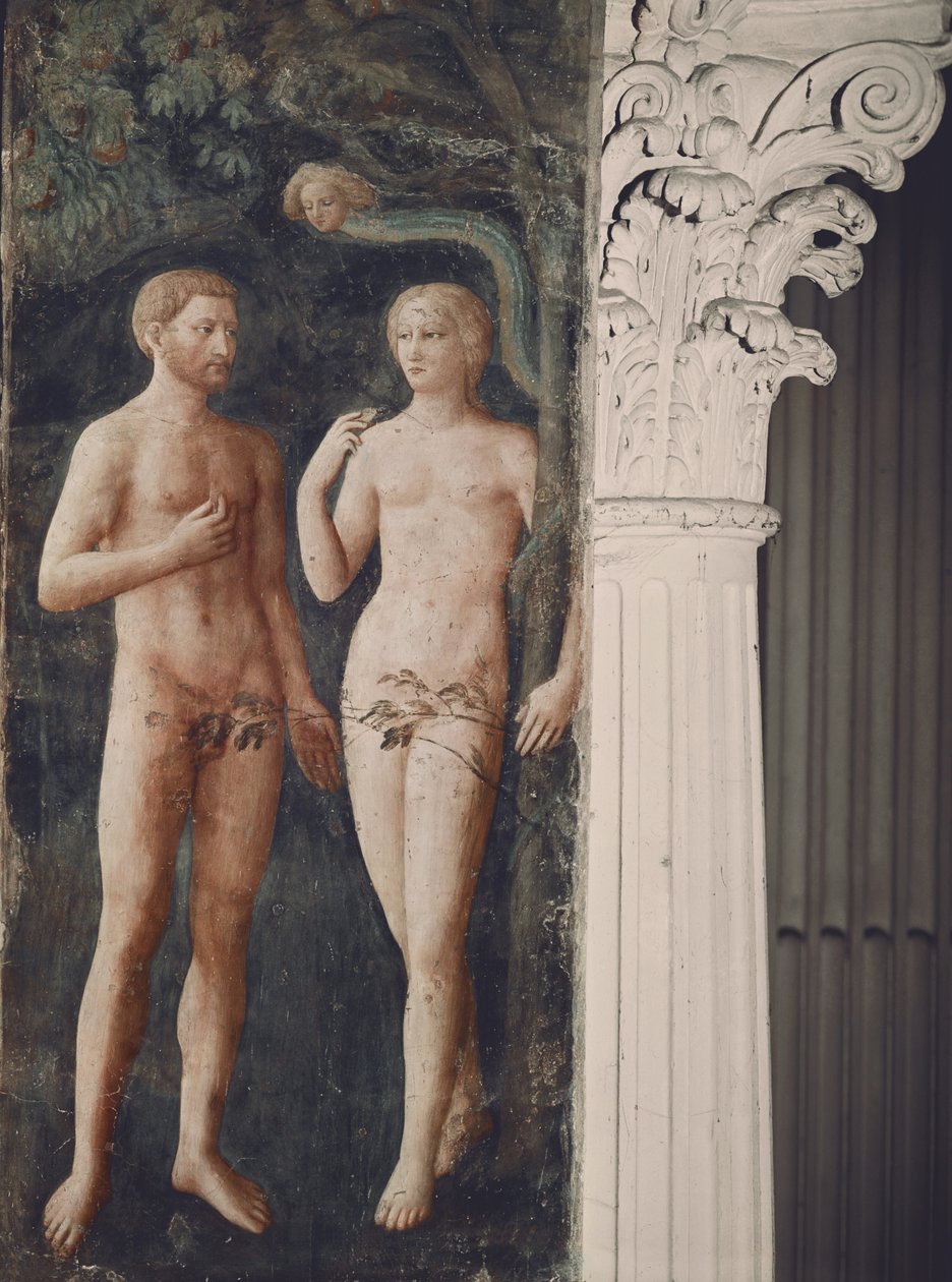 A Tentação de Adão e Eva, c.1423-25 de Tommaso Masolino da Panicale