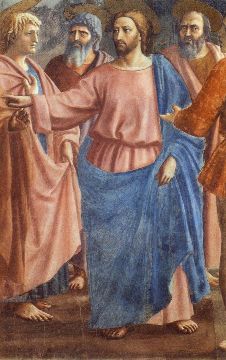 Homenagem ao dinheiro (detalhe) de Giovanni di Ser Giovanni